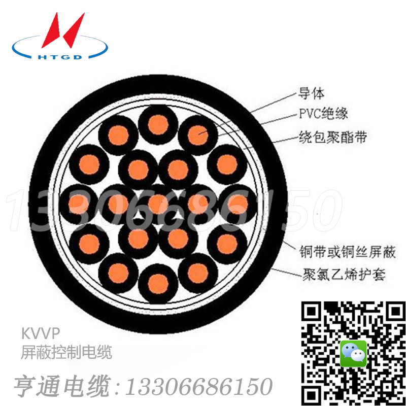 KVVP 亨通屏蔽控制电缆 亨通光电